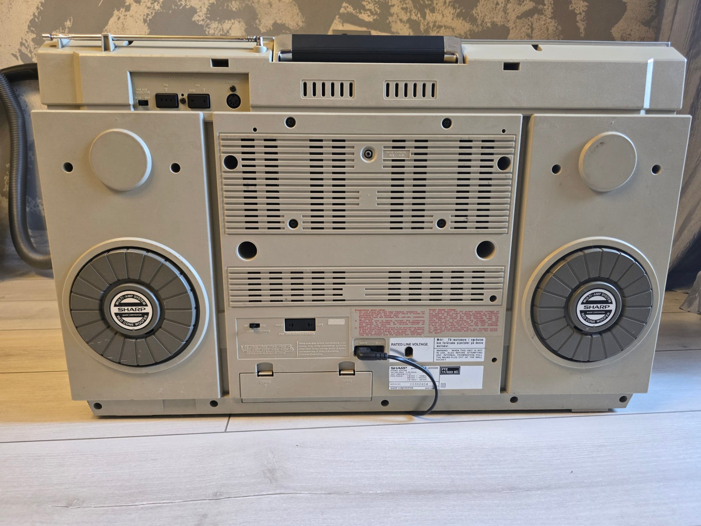 Sharp VZ 2000 Rare Vintage Cassette Deck Collectible