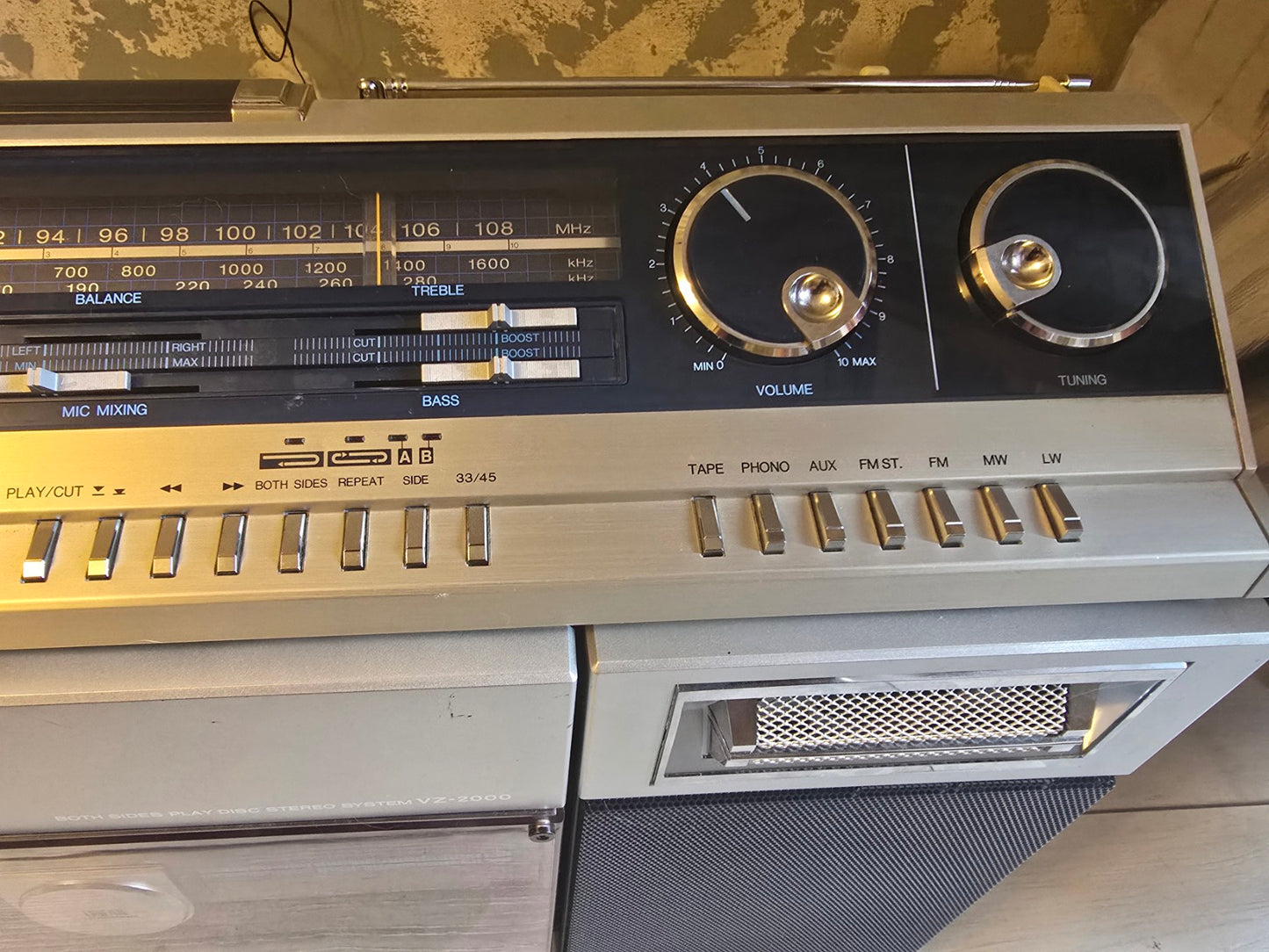 Sharp VZ 2000 Rare Vintage Cassette Deck Collectible