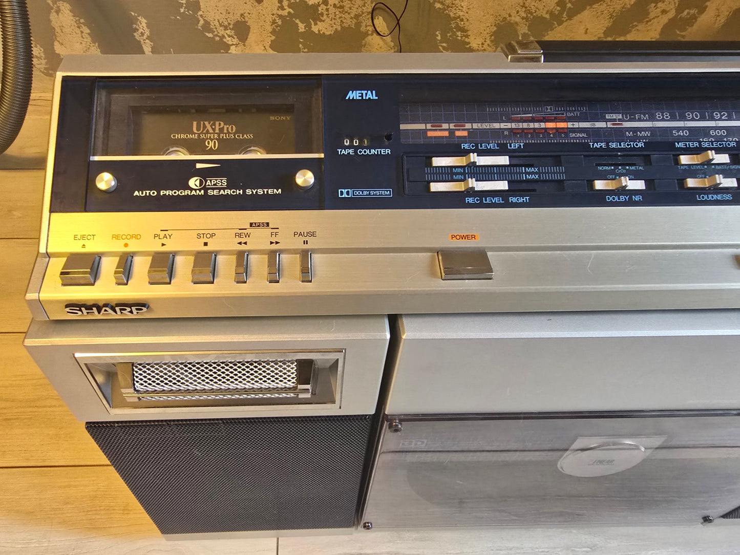 Sharp VZ 2000 Rare Vintage Cassette Deck Collectible