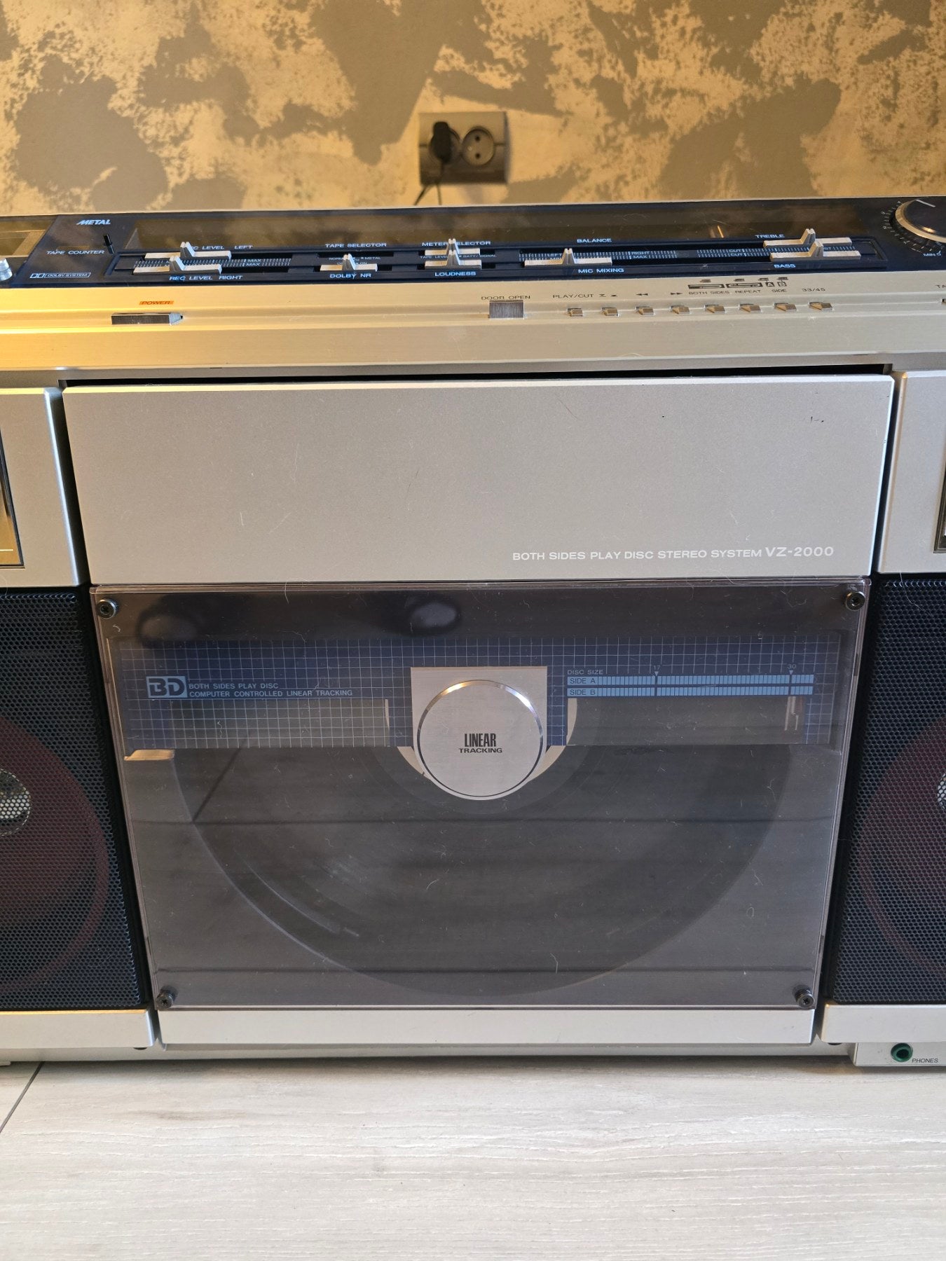 Sharp VZ 2000 Rare Vintage Cassette Deck Collectible